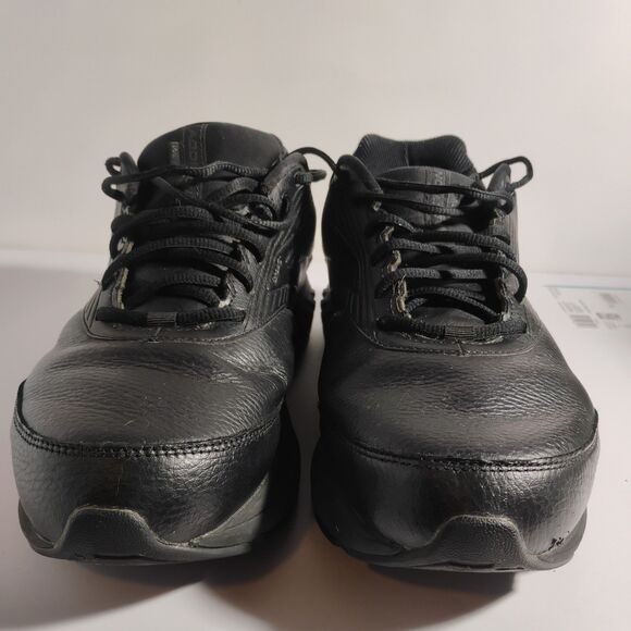 Men\'s 13 2E  W Wide Brooks Addiction Walker 2 1103182E072 Black Leather Shoes main image 12